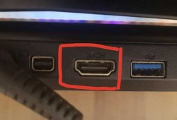 台式电脑显示器上有hdmi，台式电脑显示器上有几根线！