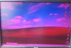 台式电脑显示器颜色太艳，台式电脑显示屏颜色不正常且不清晰？