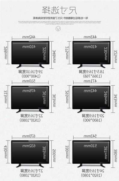 台式电脑显示器尺寸，台式电脑显示器尺寸对比一览图？