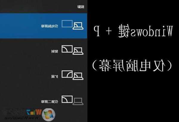 笔记本投屏台式电脑显示器，笔记本电脑投屏到台式显示器快捷键