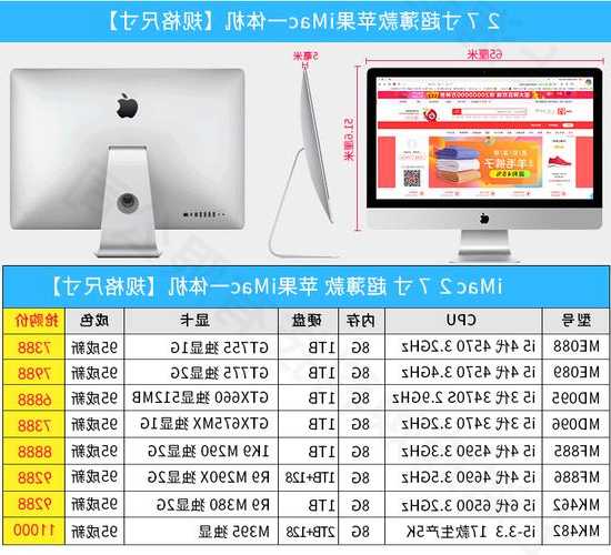 苹果电脑台式显示器多大的，苹果电脑显示器多大尺寸！