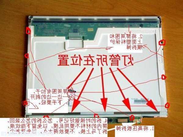 台式电脑显示器灯管改led，液晶显示器灯管改led