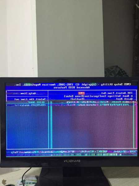 台式电脑显示器红绿蓝黑，电脑显示屏黑白红绿蓝闪