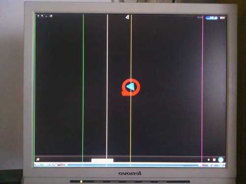 台式电脑显示器有黑色线条，台式电脑显示器有黑色线条怎么回事