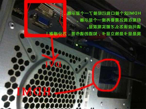 果台式电脑显示器有hdmi，台式hdmi连接显示器没反应？