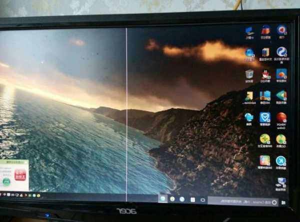 宏基台式电脑显示器有竖线，acer显示器有一条竖线？