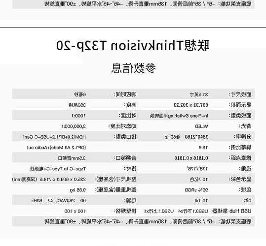 联想4k显示器台式电脑，联想显示器多大尺寸